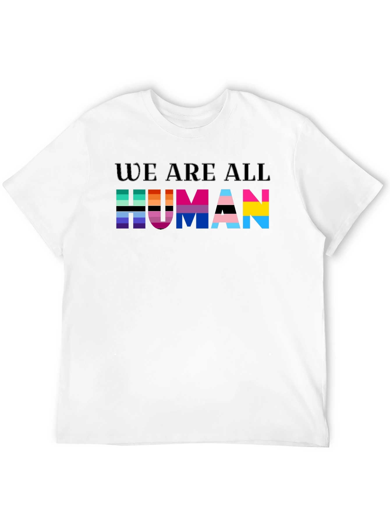 We Are All Human Pride Graphic Tee