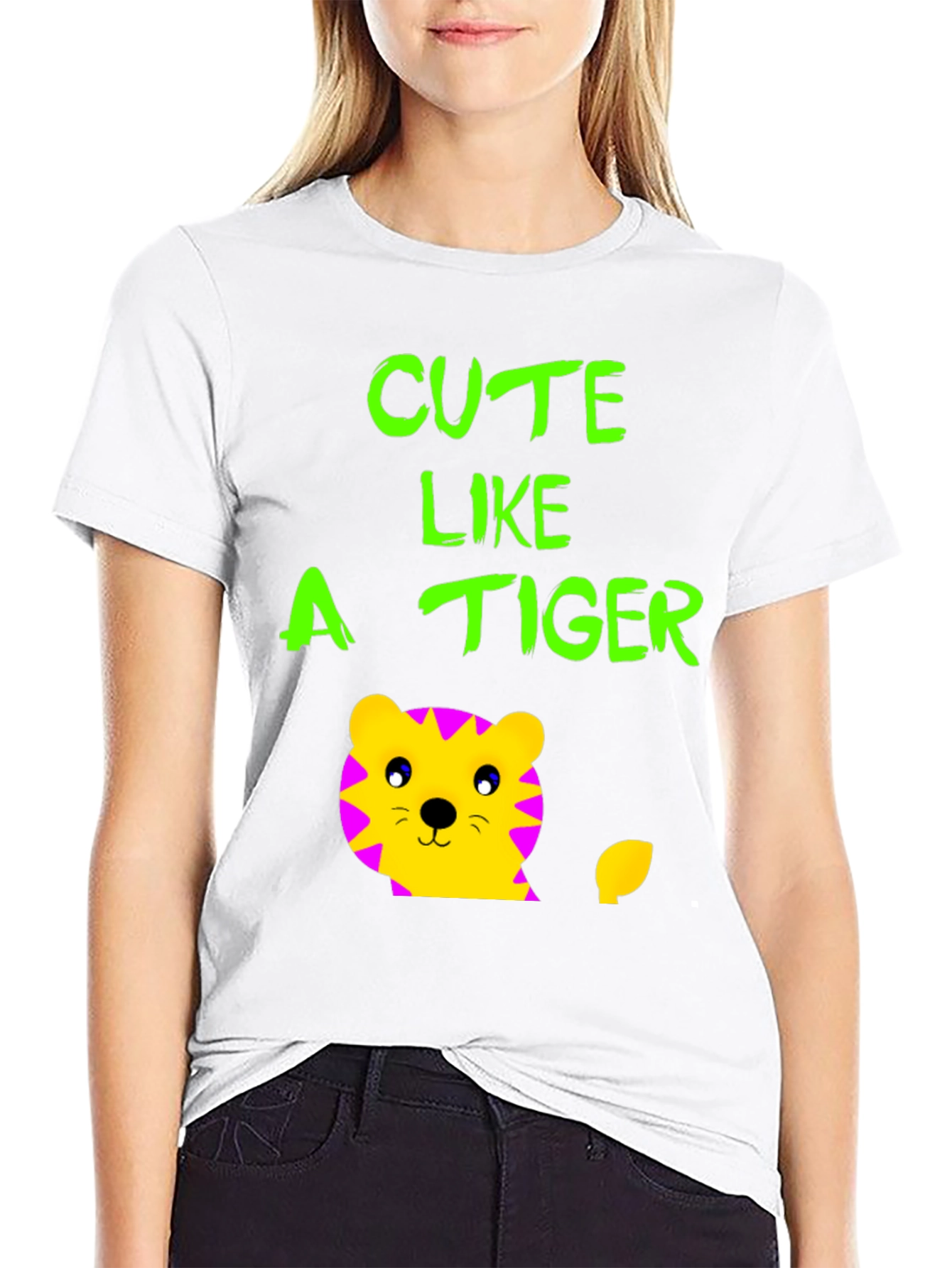 Cute Like a Tiger T-Shirt - Fun Graphic Tee