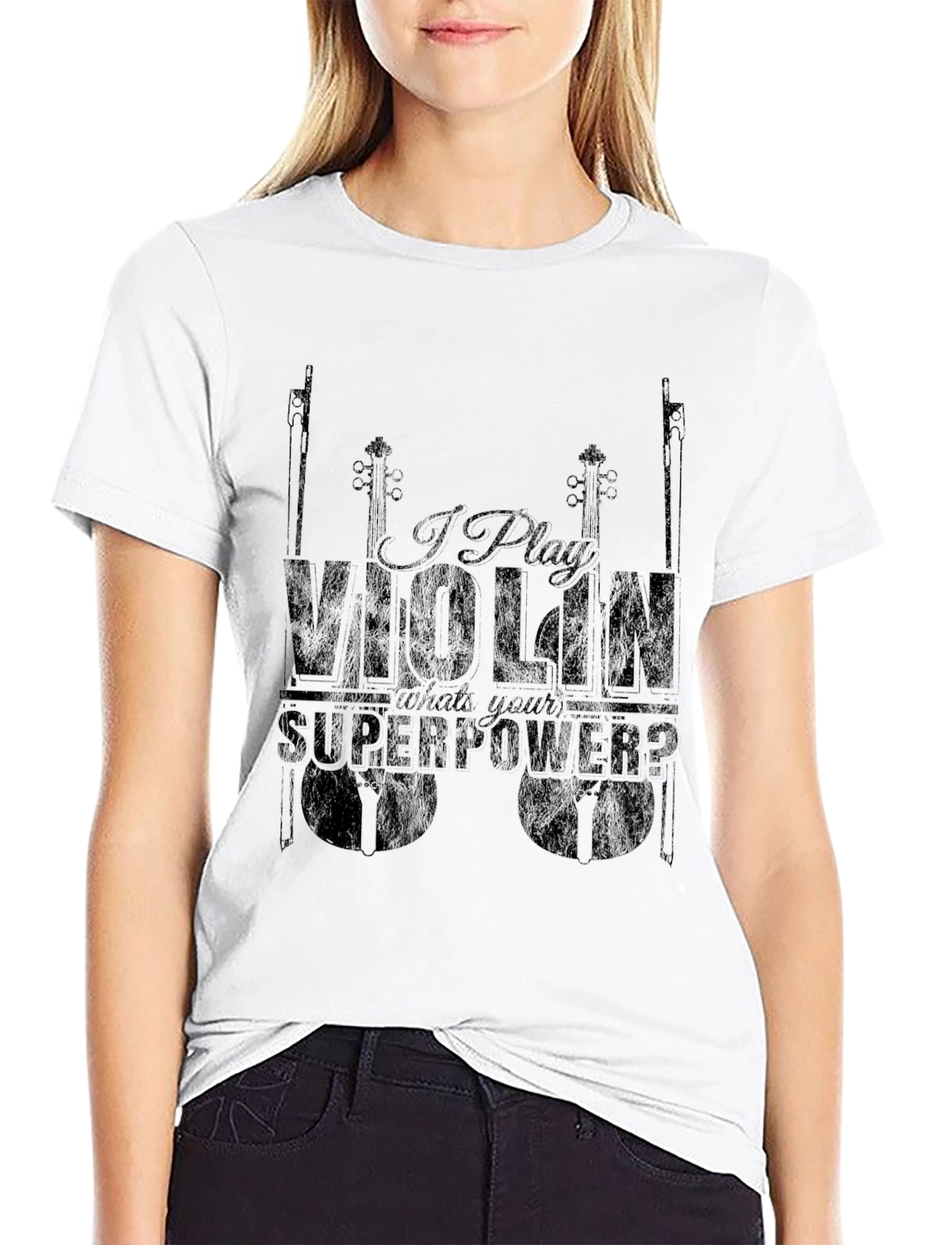 I Play Violin Whats Your Superpower T-Shirt