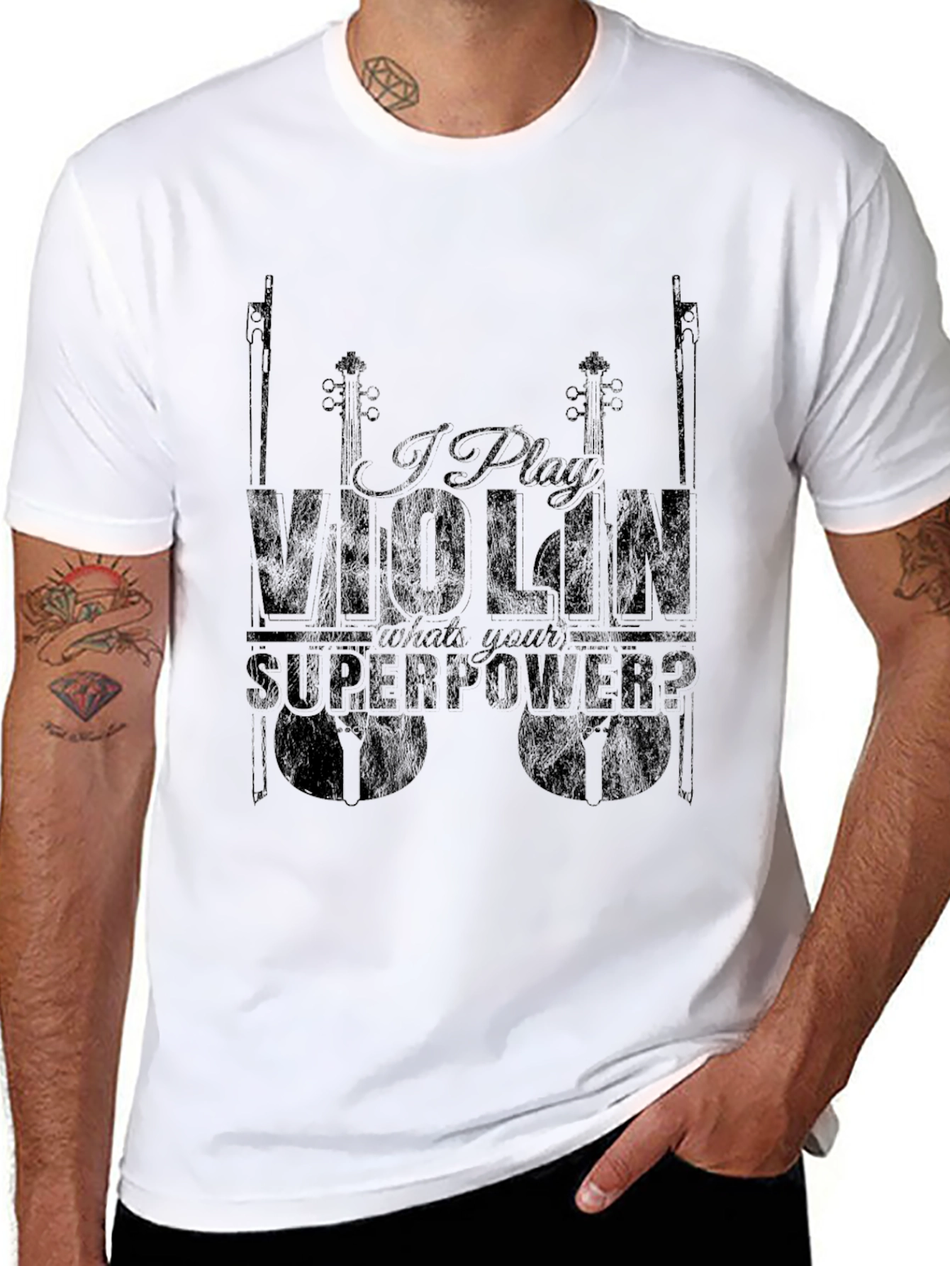 I Play Violin Whats Your Superpower T-Shirt