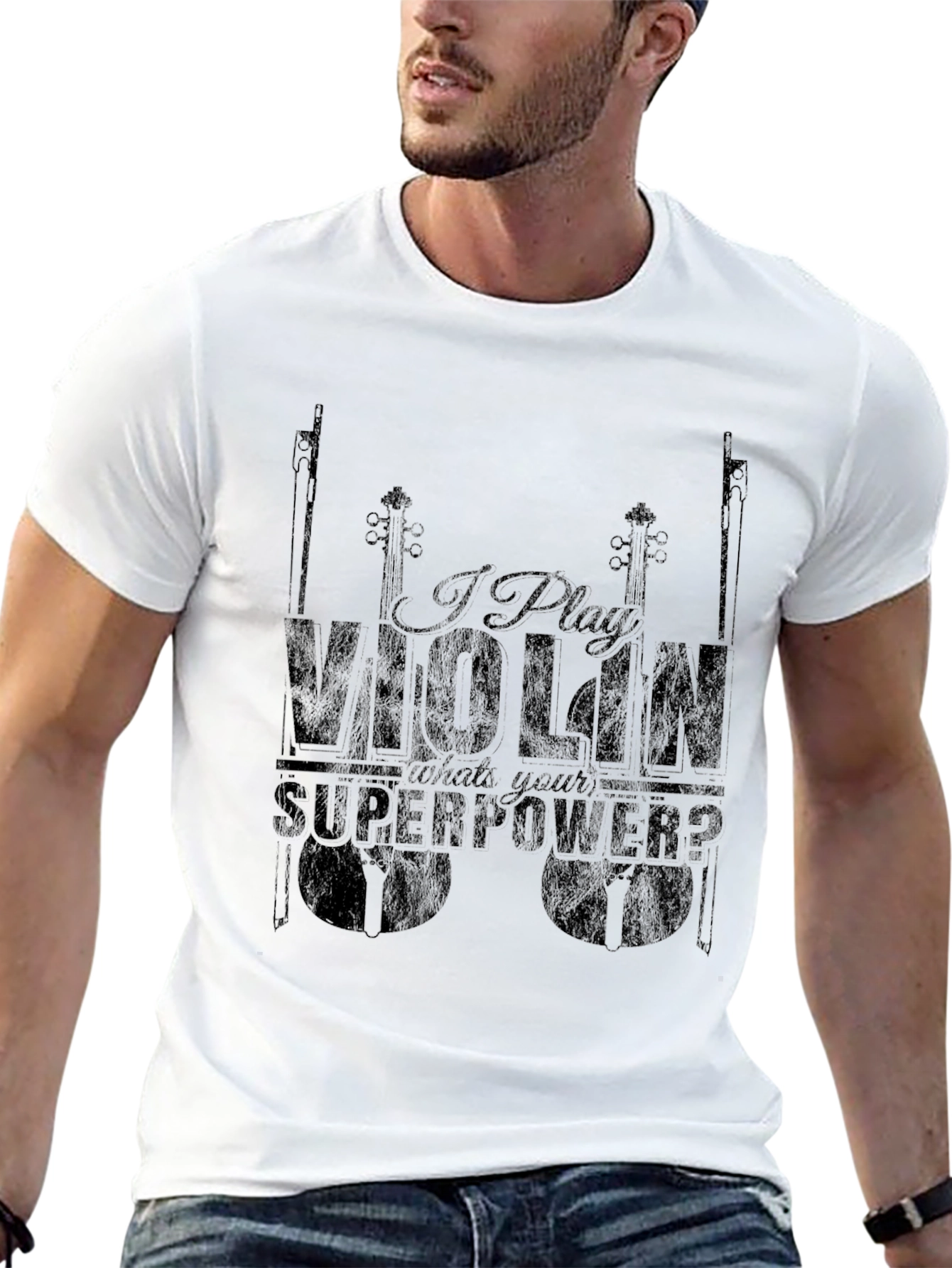 I Play Violin Whats Your Superpower T-Shirt