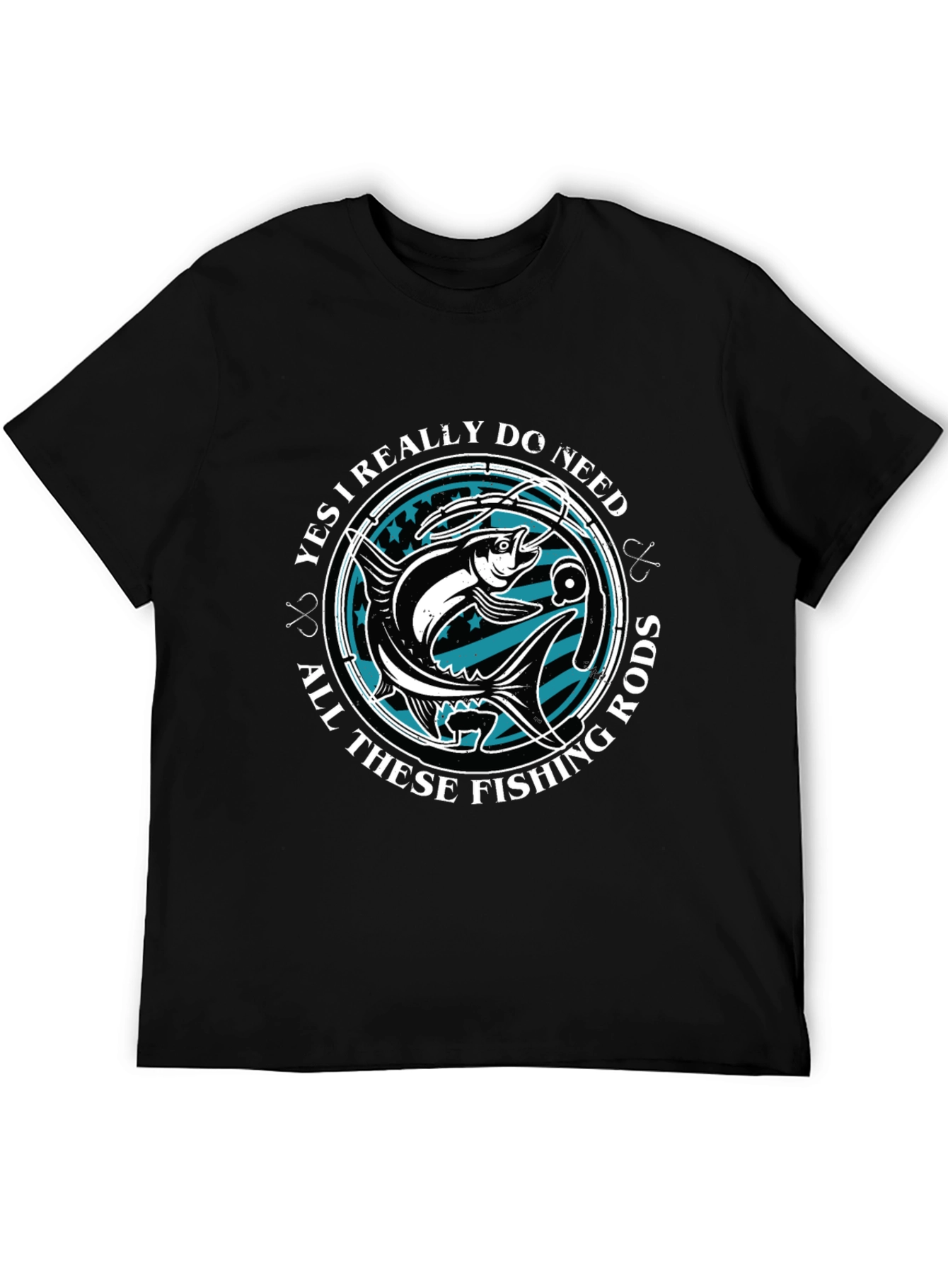 Funny Fishing Rods T-Shirt Angler Gift