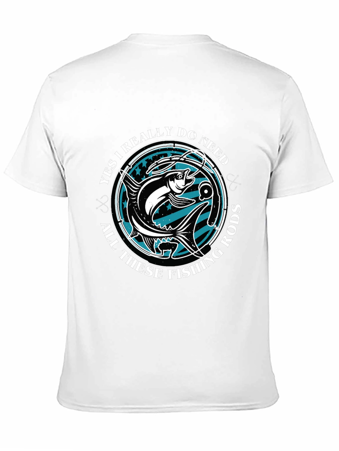 Funny Fishing Rods T-Shirt Angler Gift