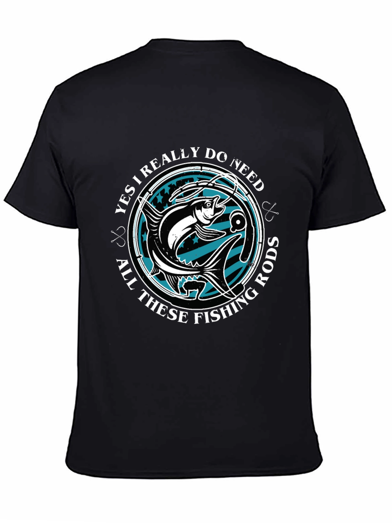Funny Fishing Rods T-Shirt Angler Gift