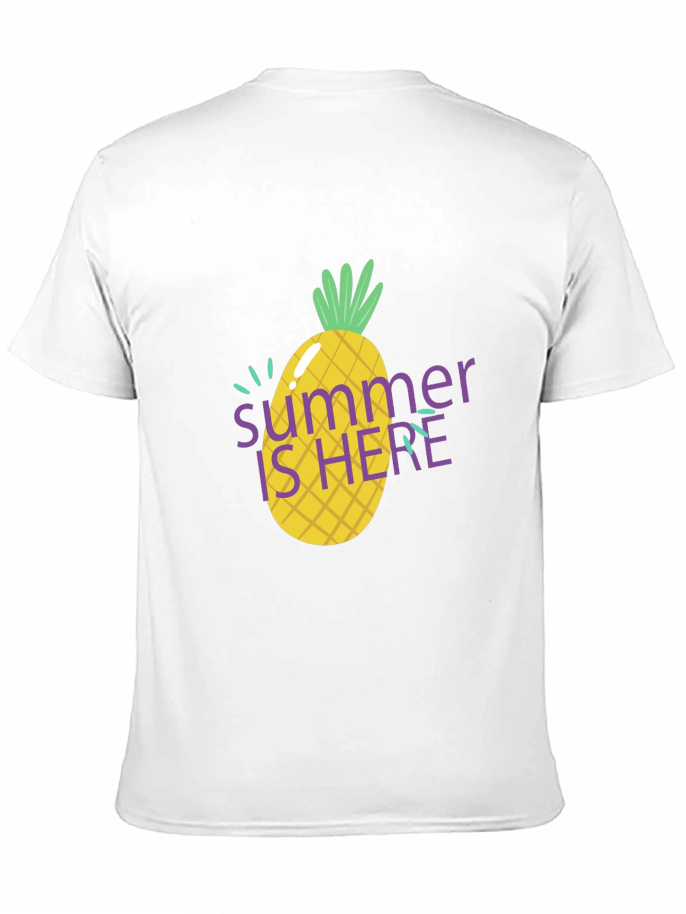 Summer is Here Pineapple Graphic T-Shirt