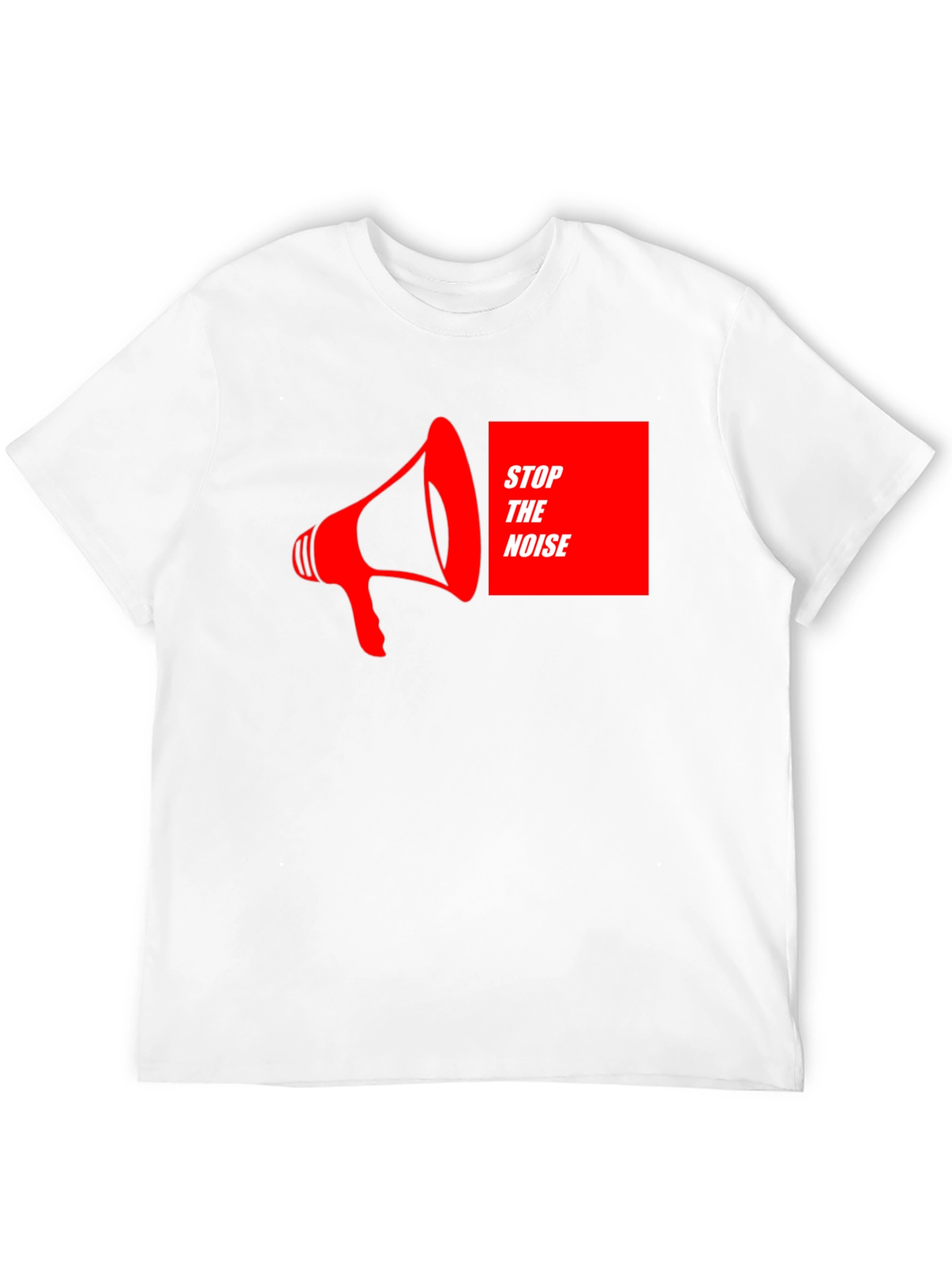 Stop the Noise Graphic Tee - Black