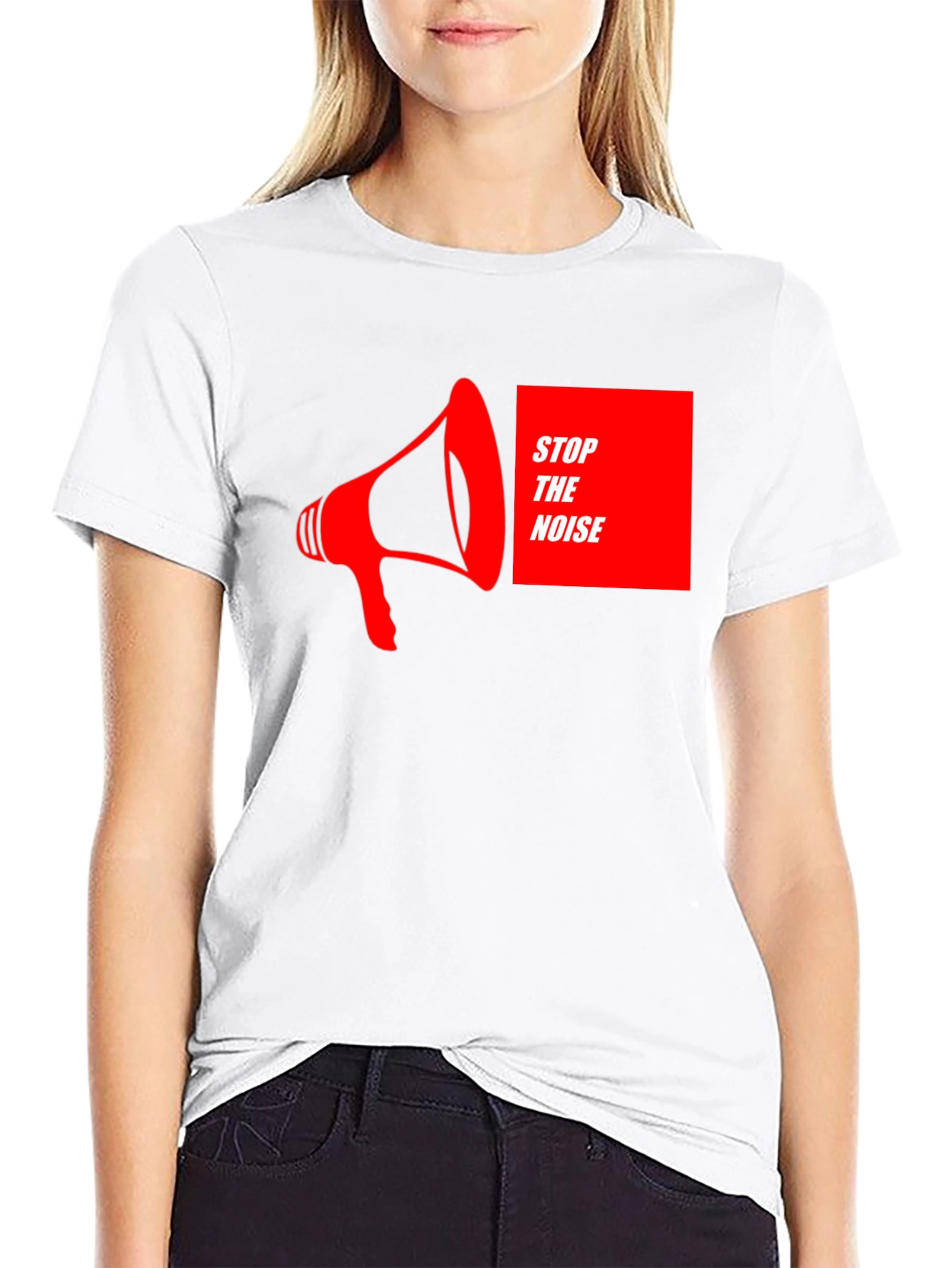 Stop the Noise Graphic Tee - Black
