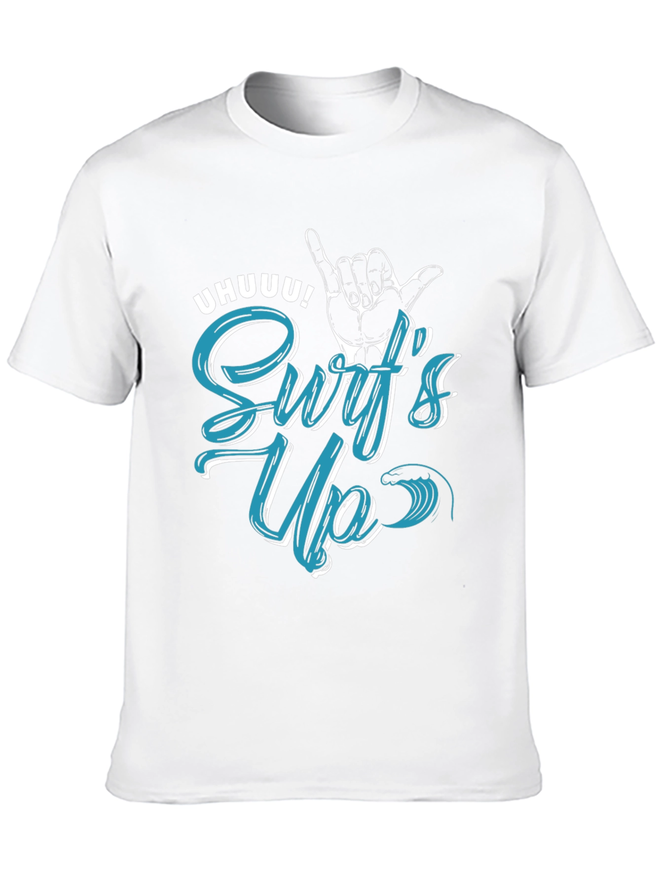 Surfs Up Graphic T-Shirt - Black Casual Tee
