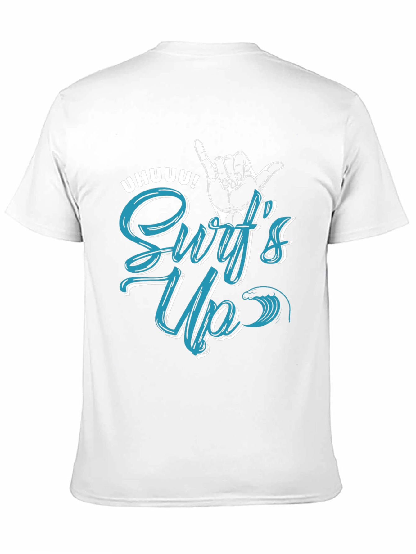 Surfs Up Graphic T-Shirt - Black Casual Tee