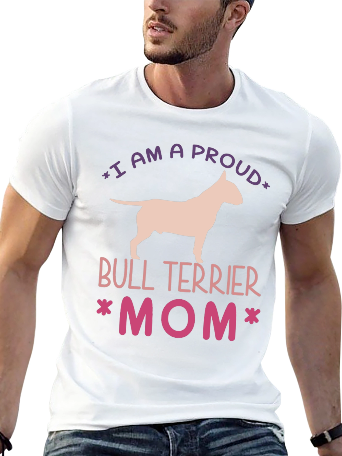 Proud Bull Terrier Mom T-Shirt