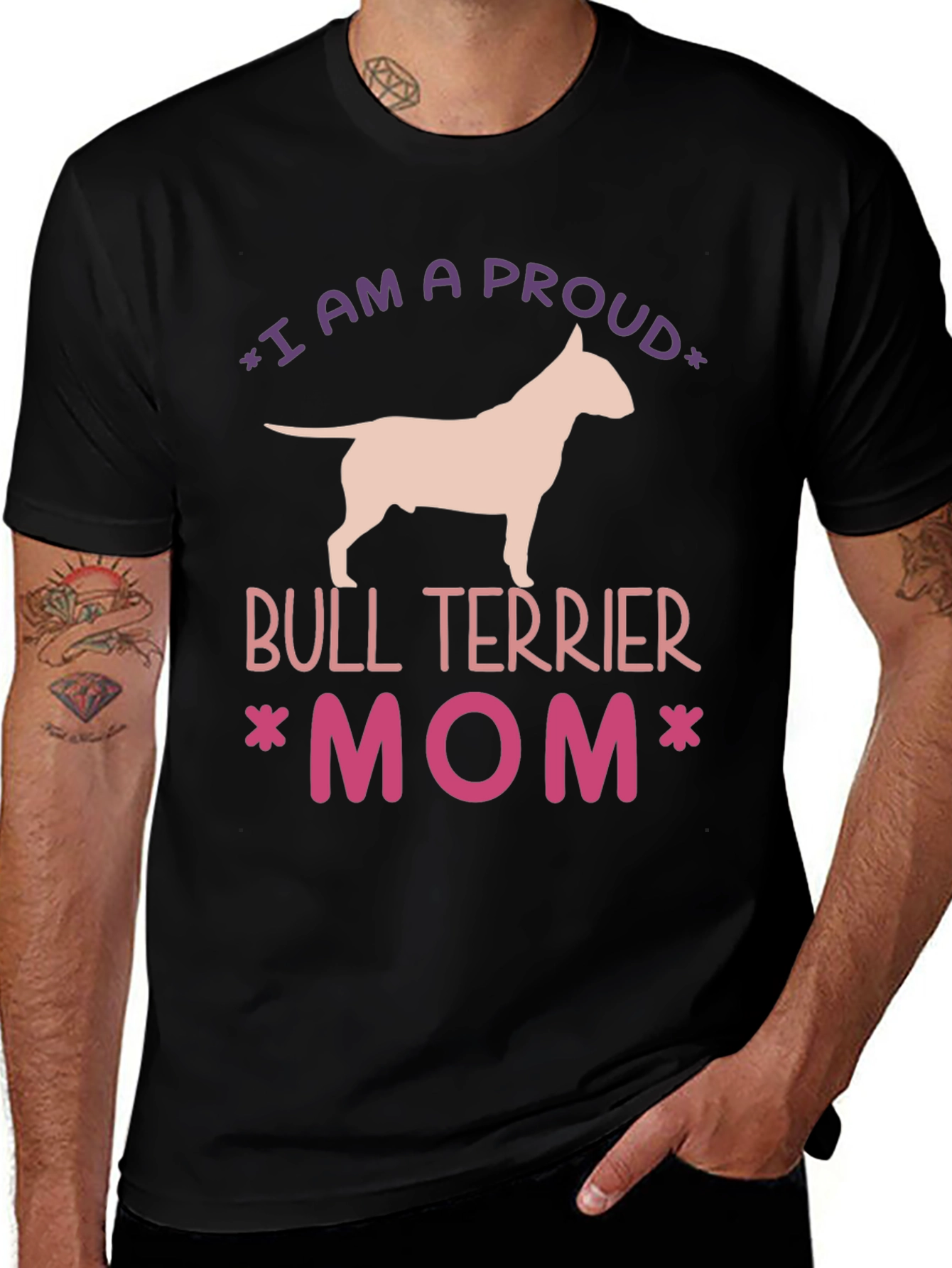 Proud Bull Terrier Mom T-Shirt