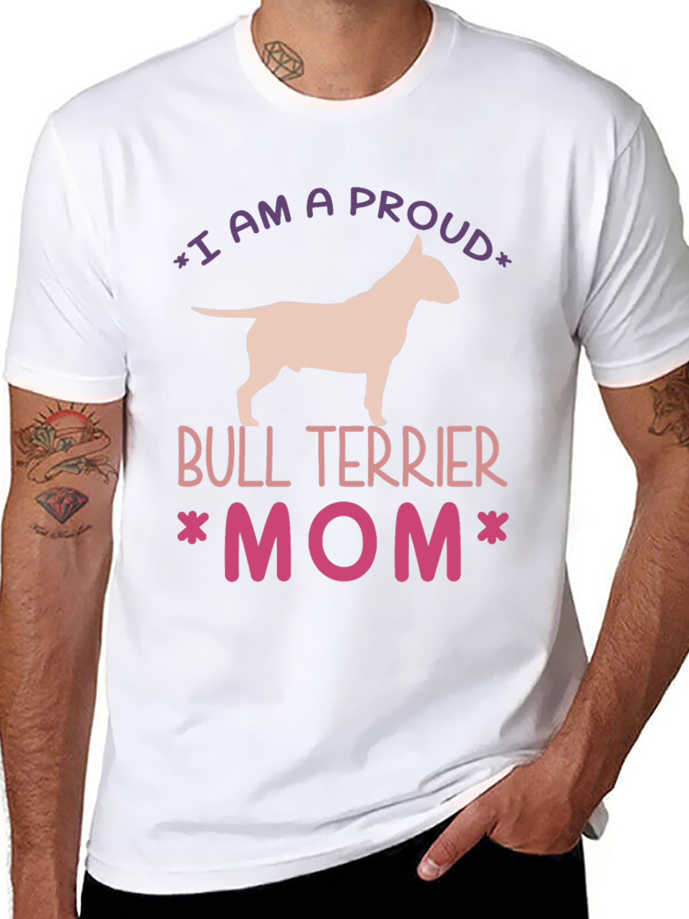 Proud Bull Terrier Mom T-Shirt