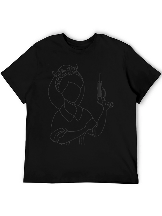 Rosie Riveter Graphic Tee - Empowering T-Shirt