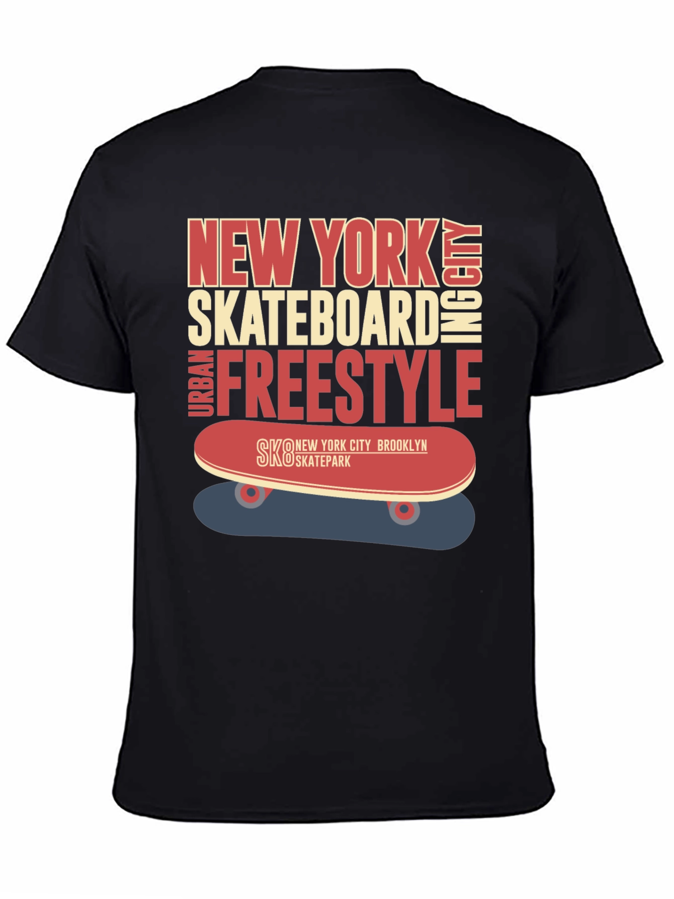 New York Skateboard Freestyle Graphic T-Shirt