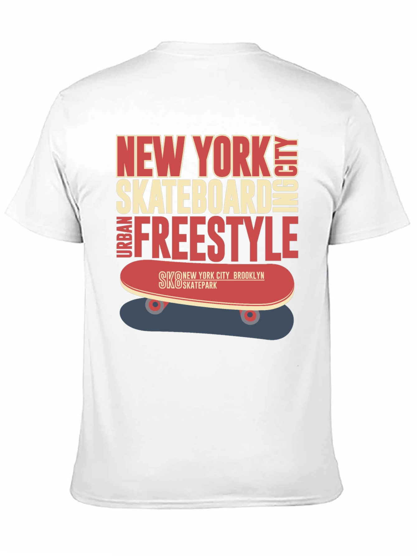 New York Skateboard Freestyle Graphic T-Shirt