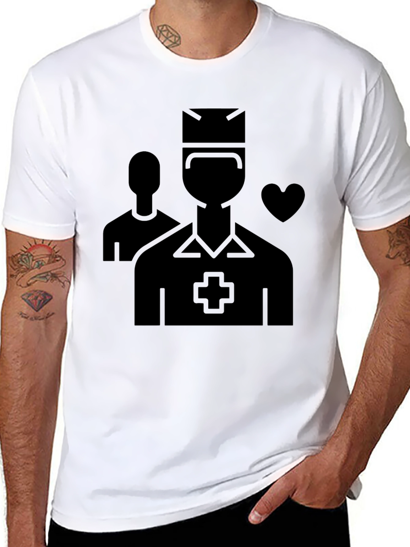 Healthcare Hero Tribute Tee - Black