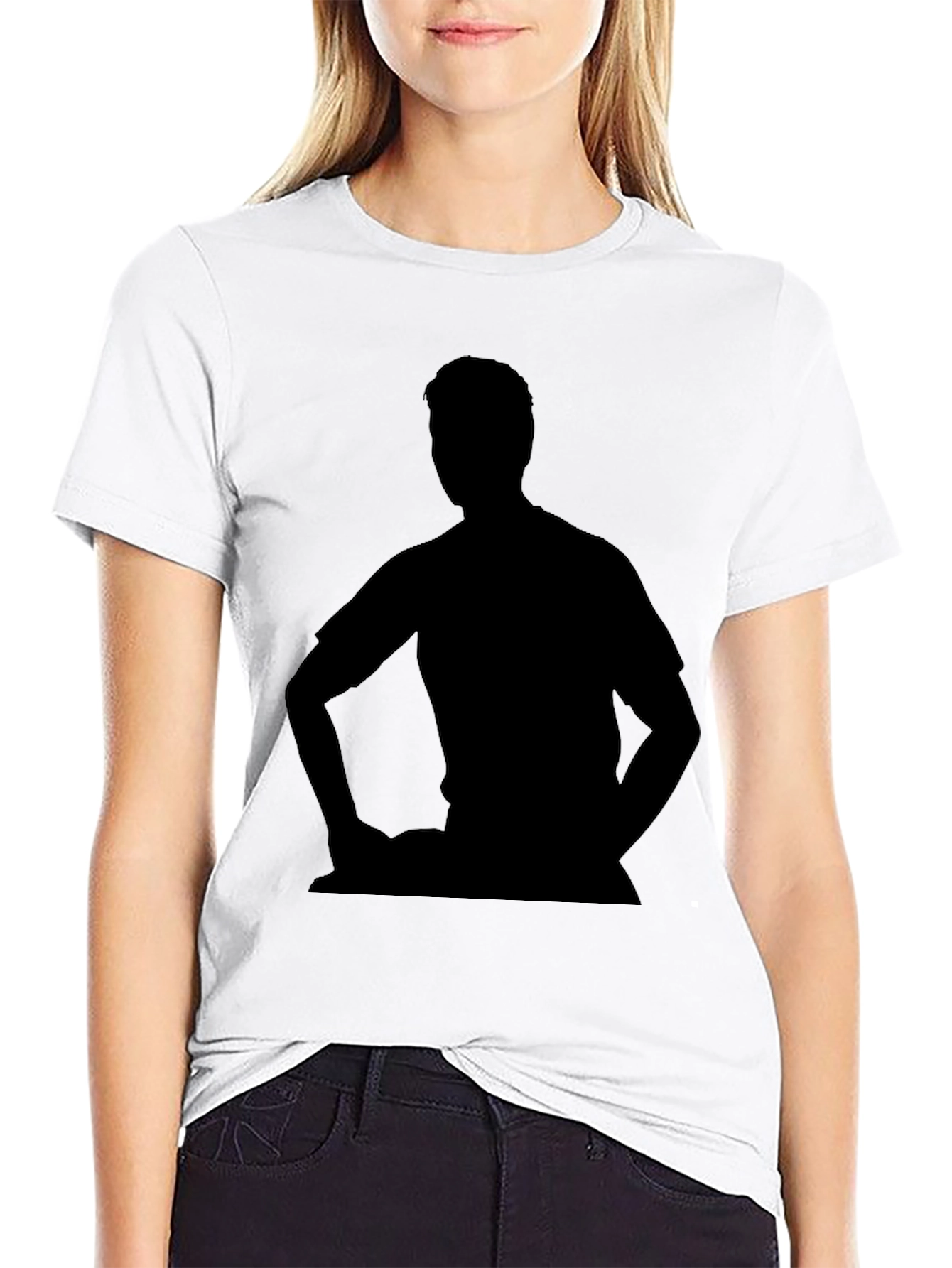 Silhouette Graphic Tee - Premium Black T-Shirt