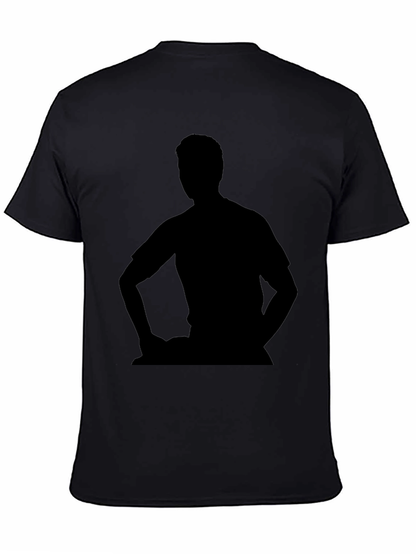 Silhouette Graphic Tee - Premium Black T-Shirt