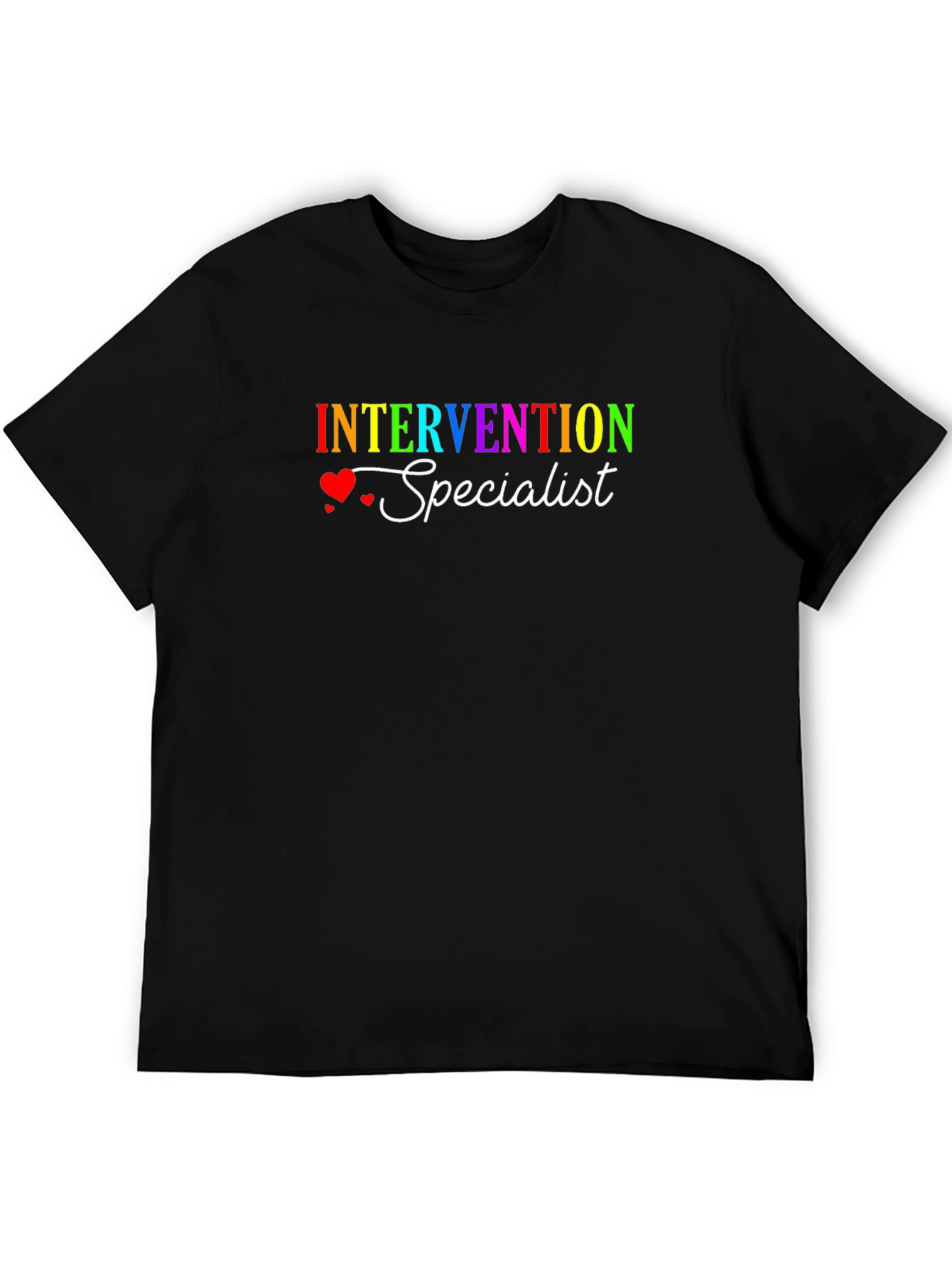 Intervention Specialist Rainbow T-Shirt