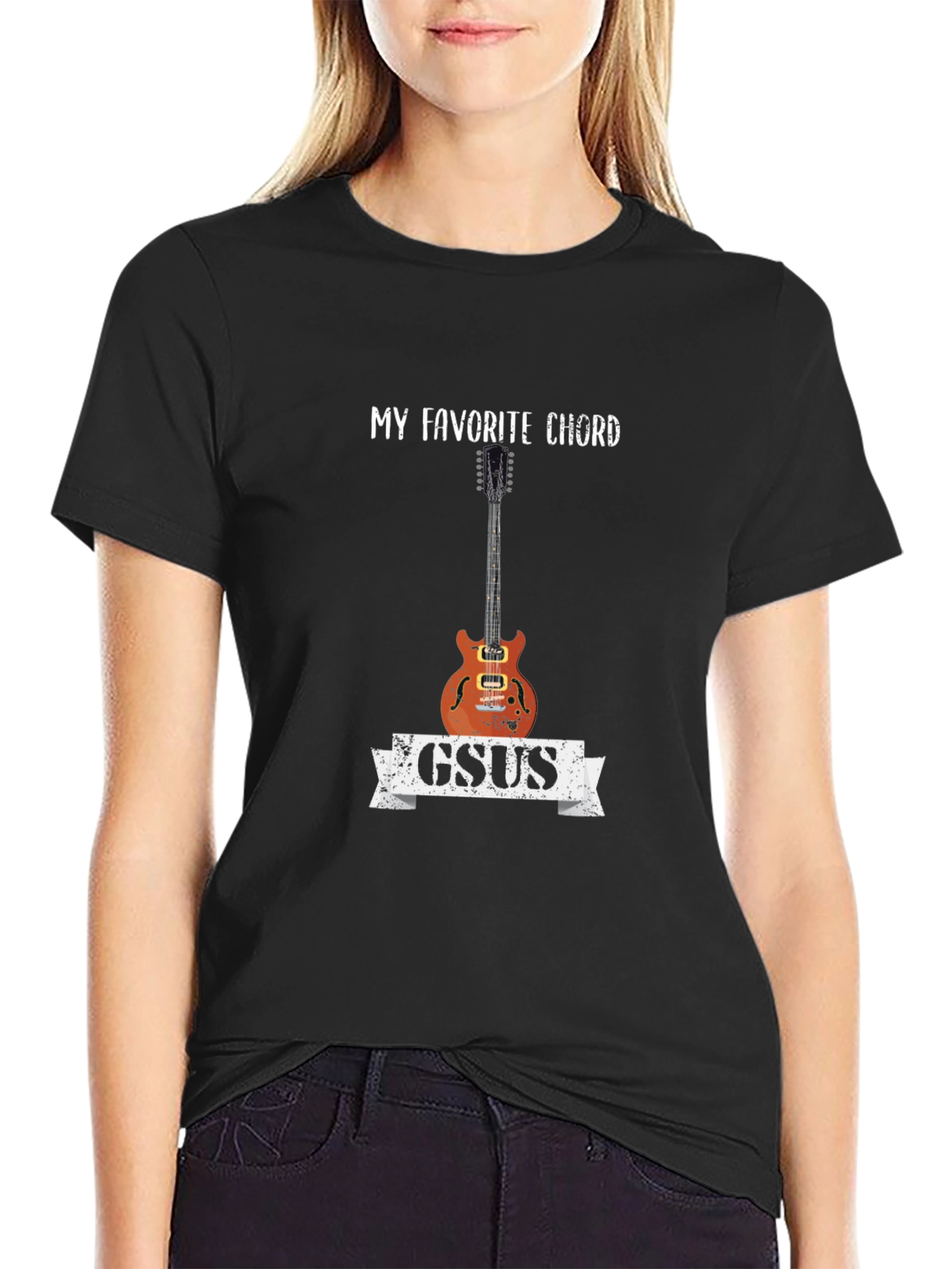 GSUS Guitar Chord T-Shirt - Musician Tee