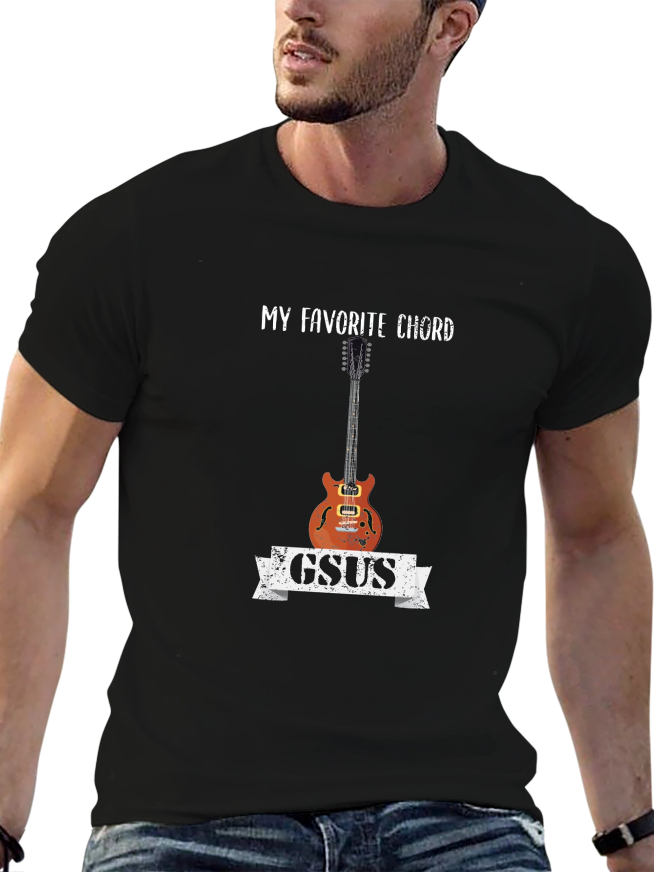 GSUS Guitar Chord T-Shirt - Musician Tee