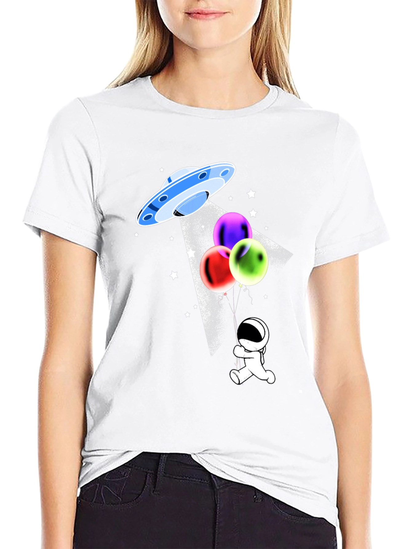 Alien Abduction Astronaut T-Shirt