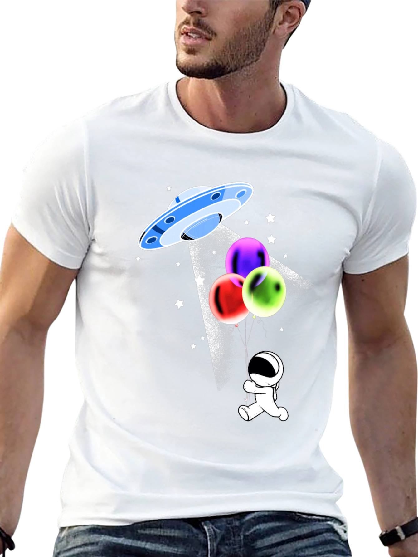 Alien Abduction Astronaut T-Shirt