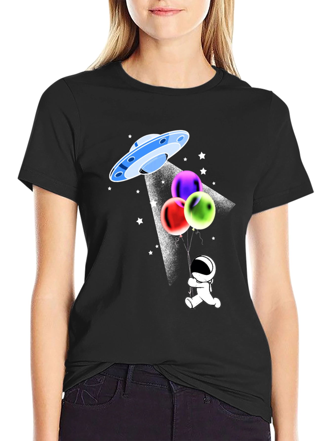Alien Abduction Astronaut T-Shirt