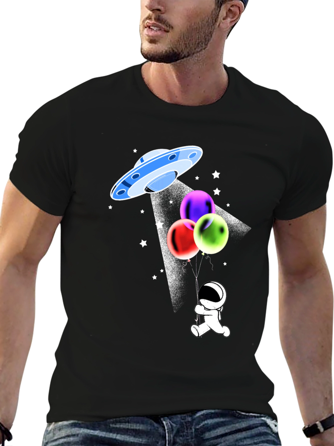Alien Abduction Astronaut T-Shirt