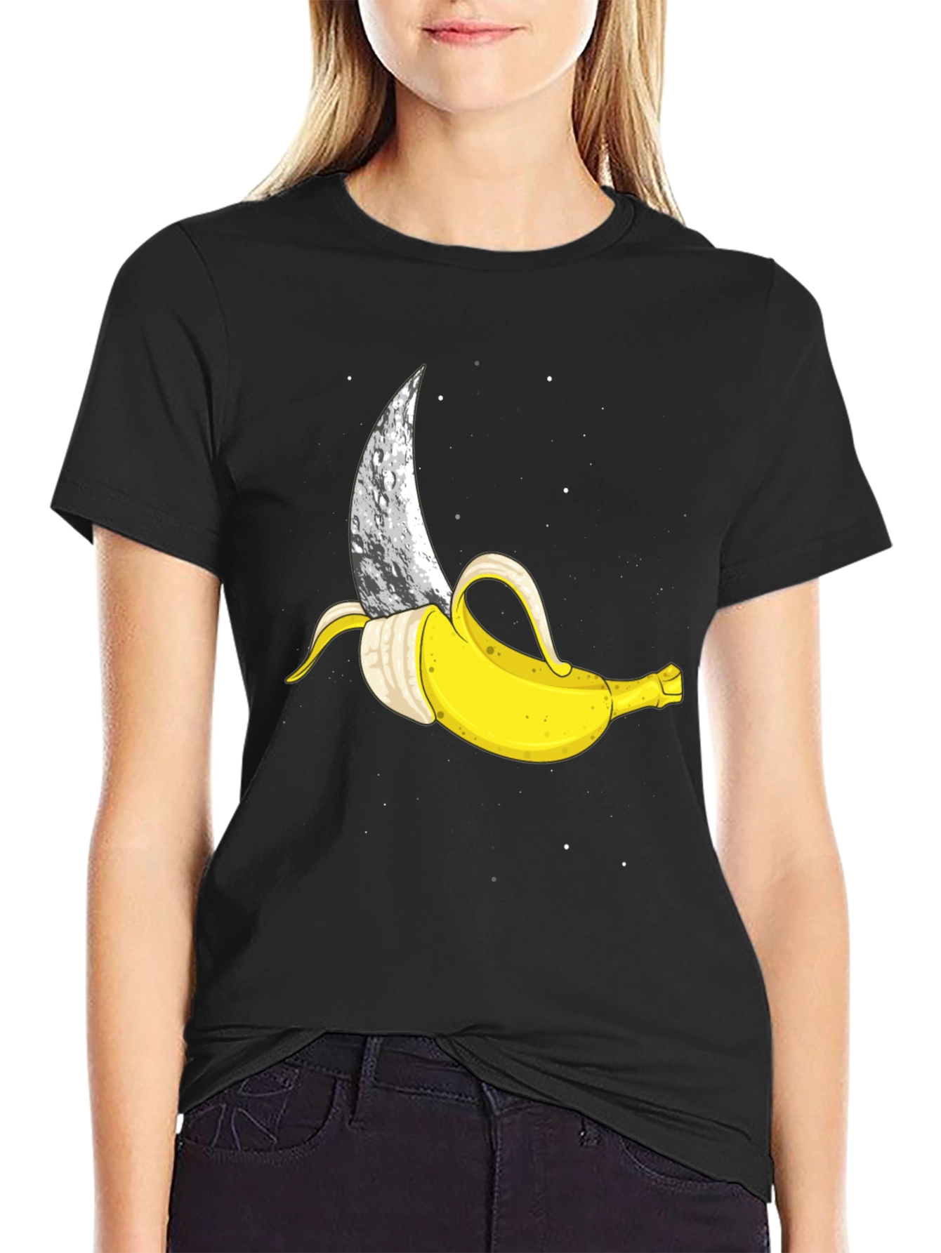 Banana Moon Graphic T-Shirt - Unique Design