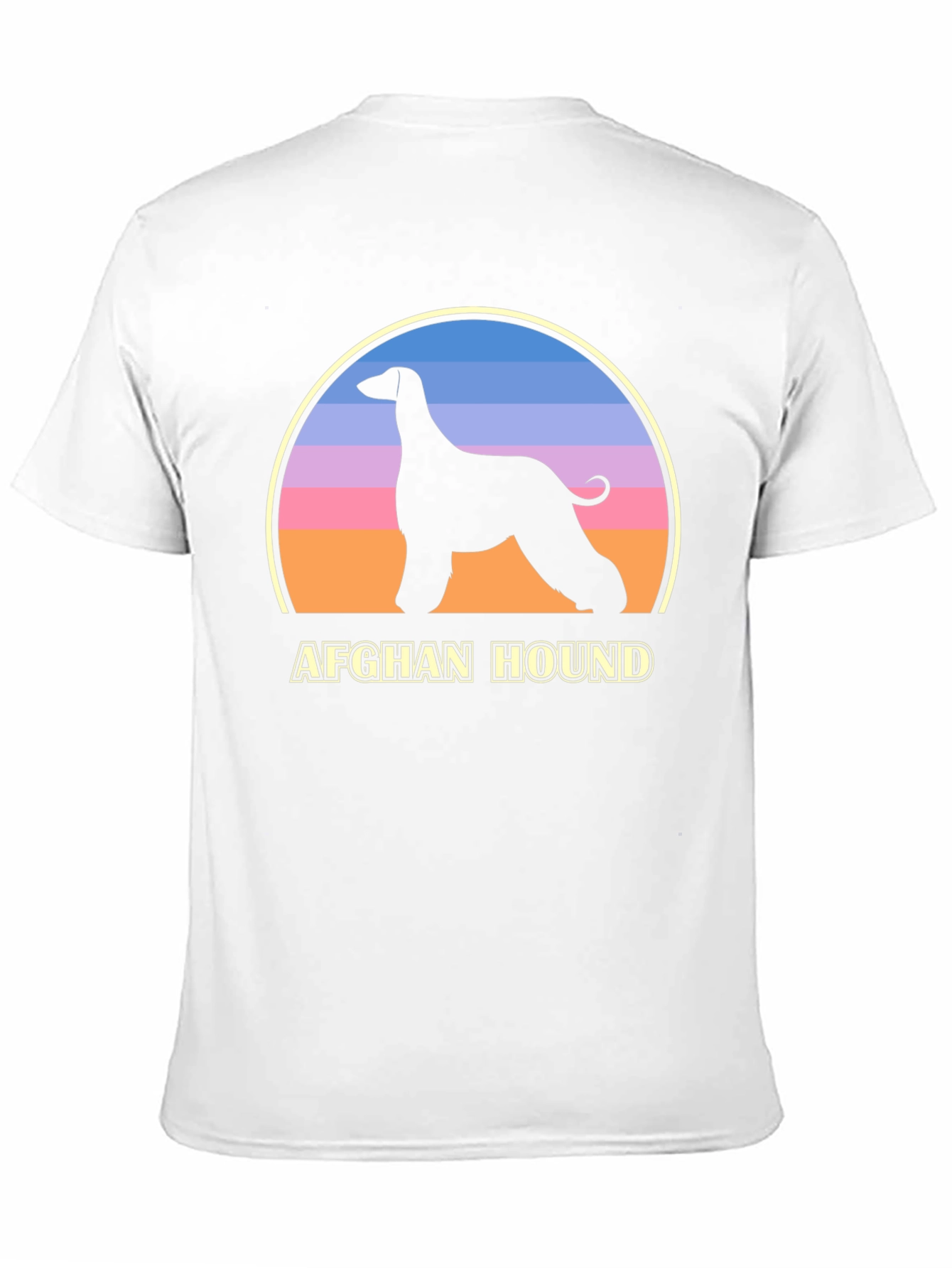 Afghan Hound Silhouette Graphic Tee