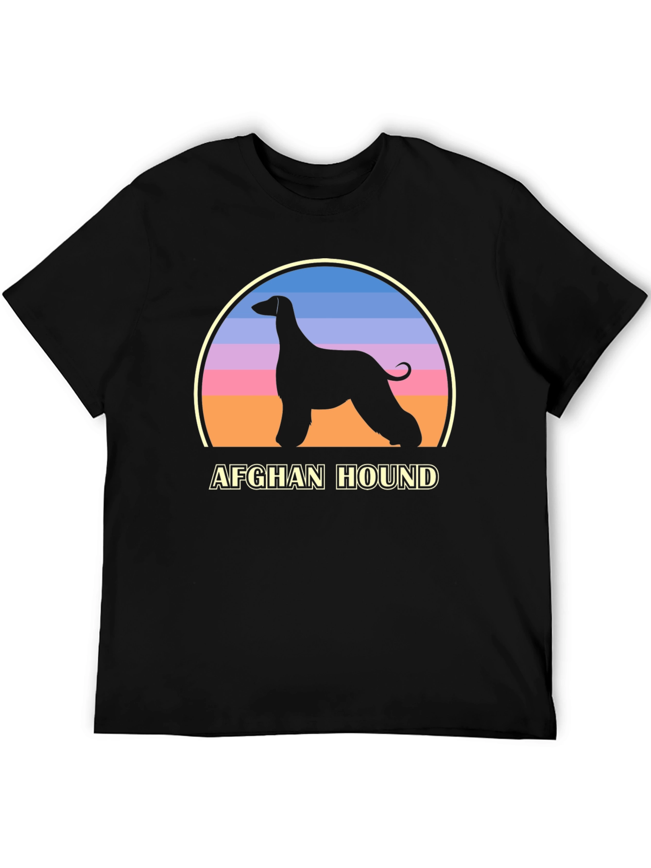 Afghan Hound Silhouette Graphic Tee
