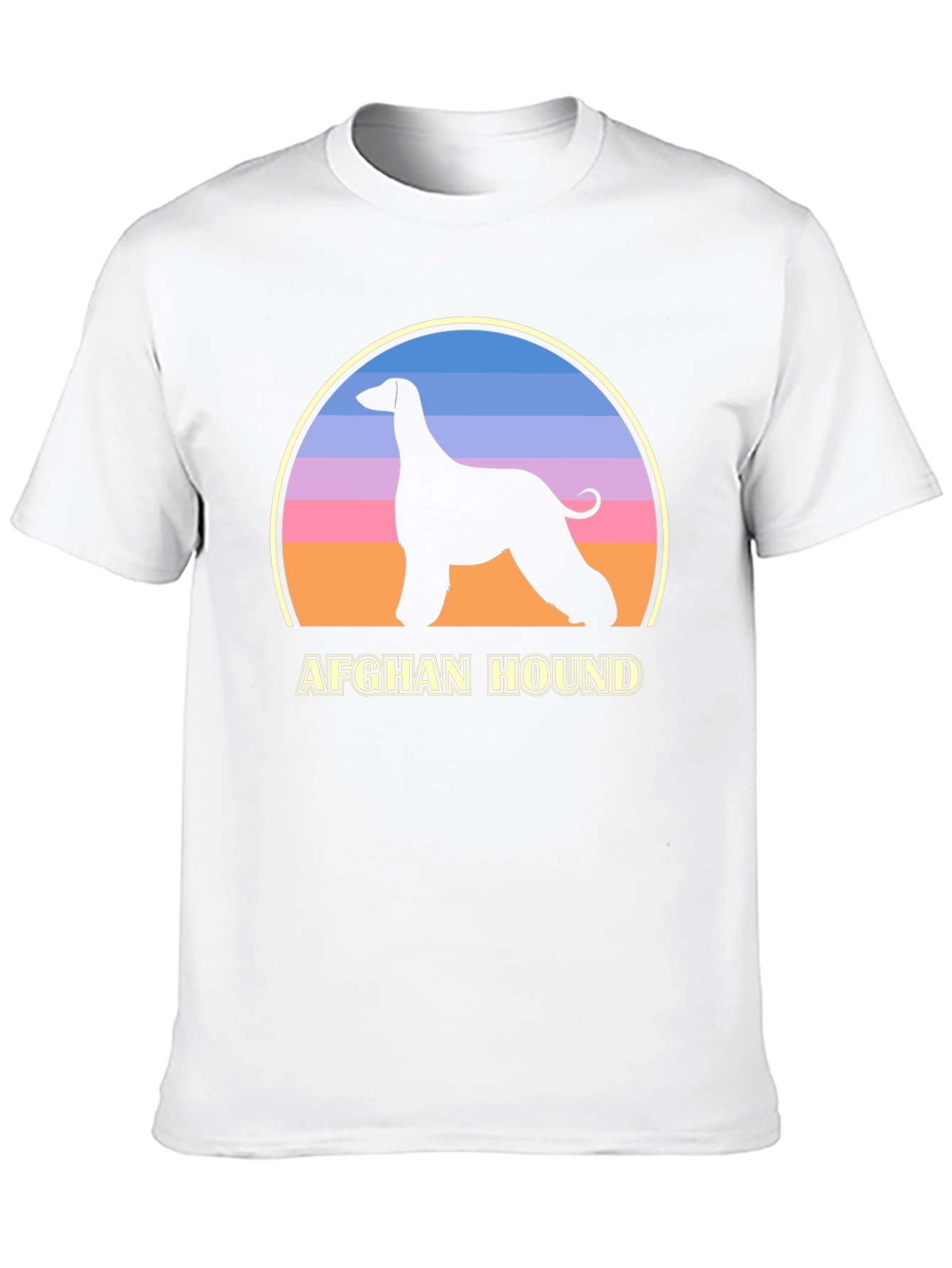 Afghan Hound Silhouette Graphic Tee