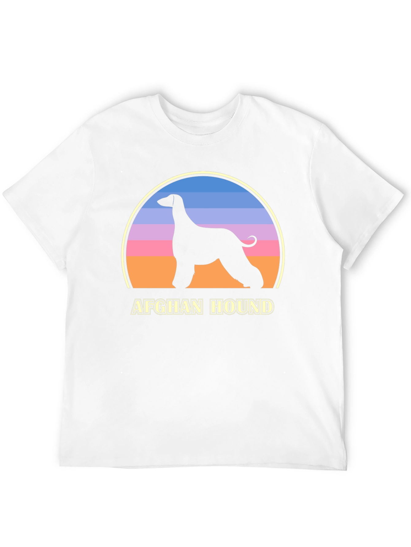 Afghan Hound Silhouette Graphic Tee