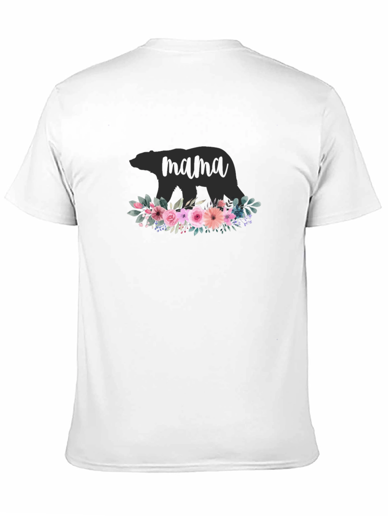 Mama Bear Floral Graphic T-Shirt