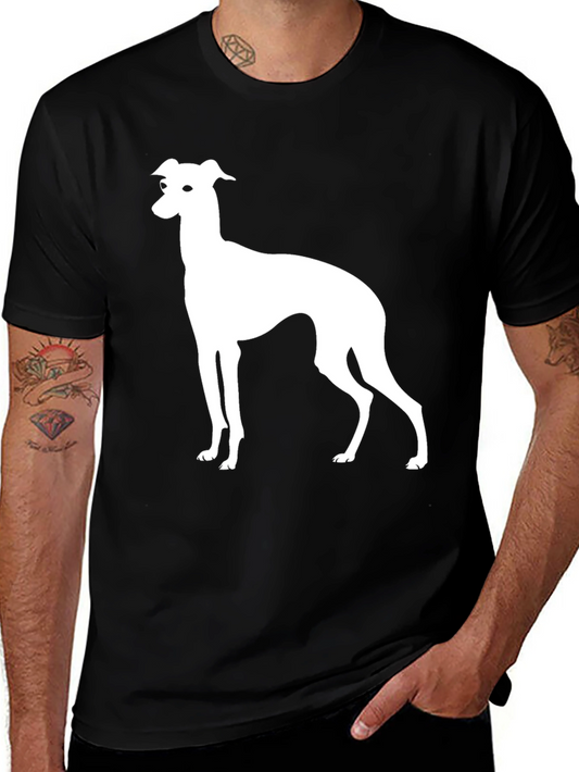 Dog Silhouette T-Shirt - Stylish Casual Wear
