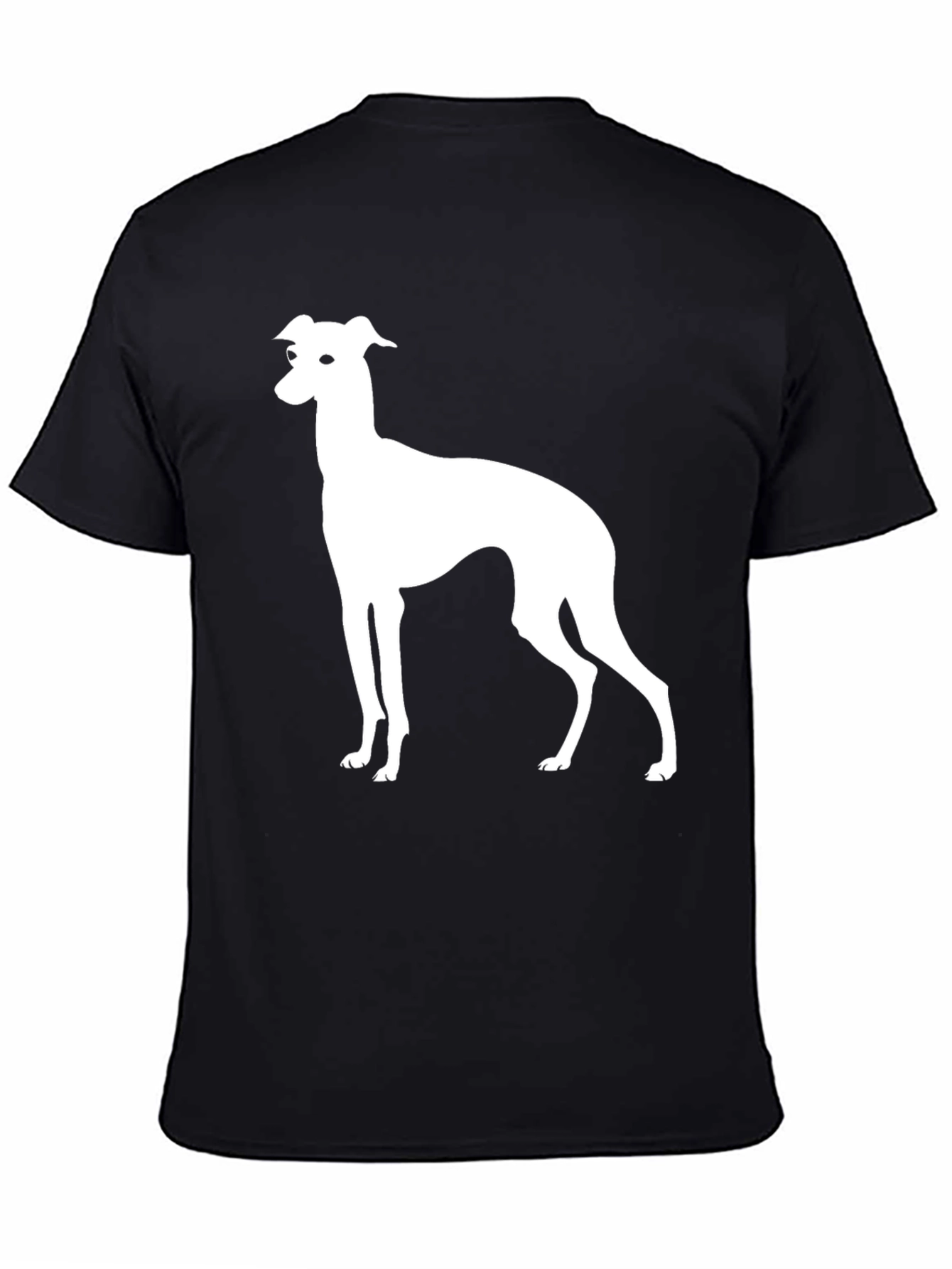 Dog Silhouette T-Shirt - Stylish Casual Wear