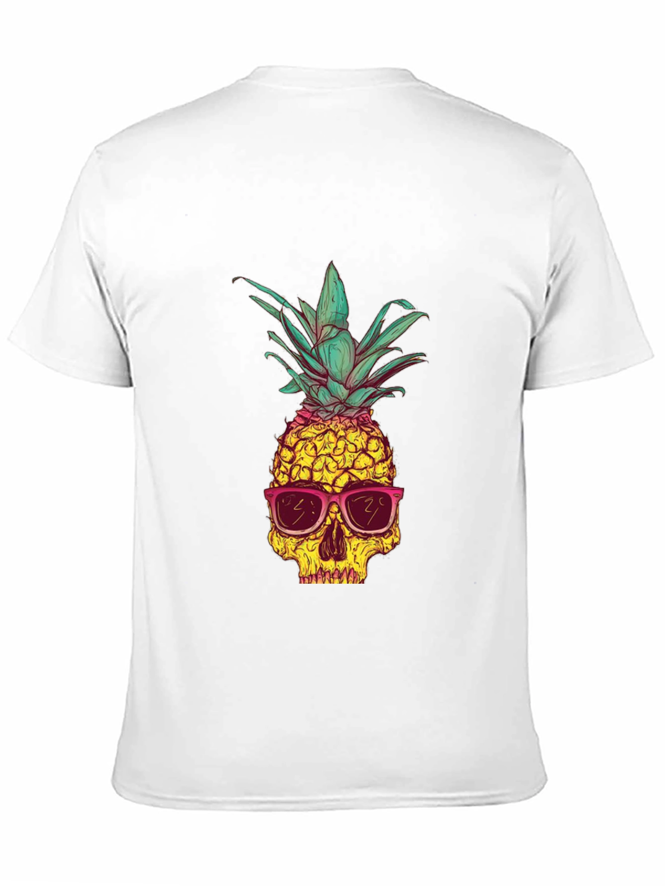 Skull Pineapple Graphic Tee - Unique Style