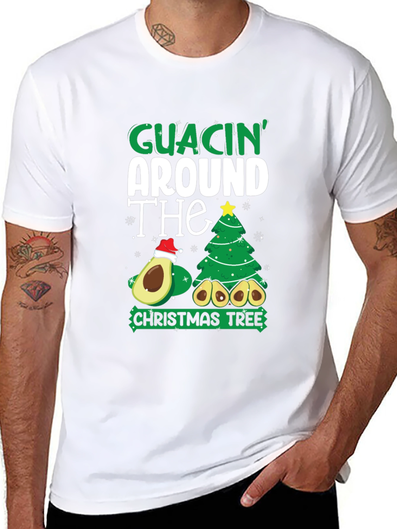 Guacin Around Christmas Tee