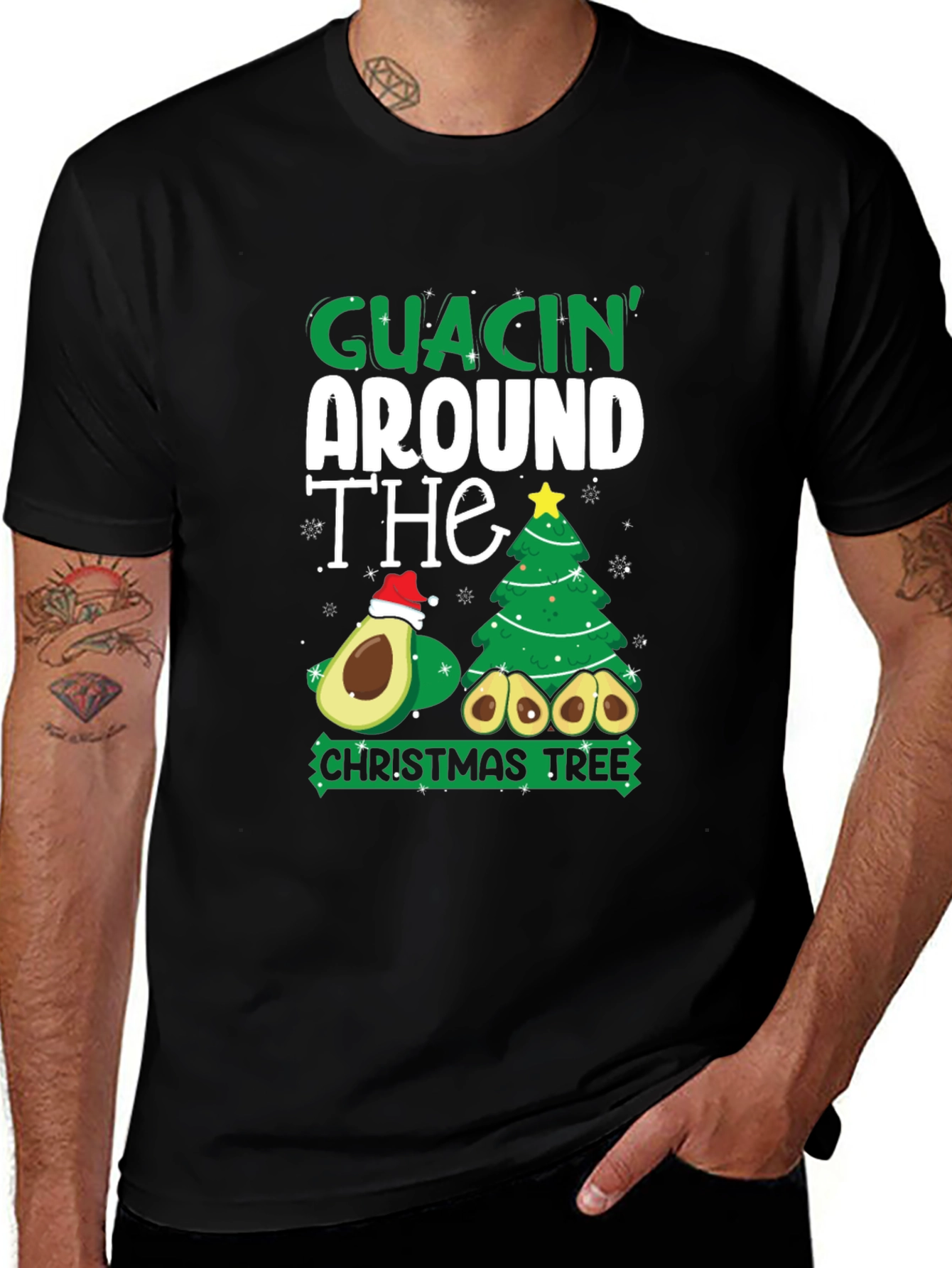 Guacin Around Christmas Tee