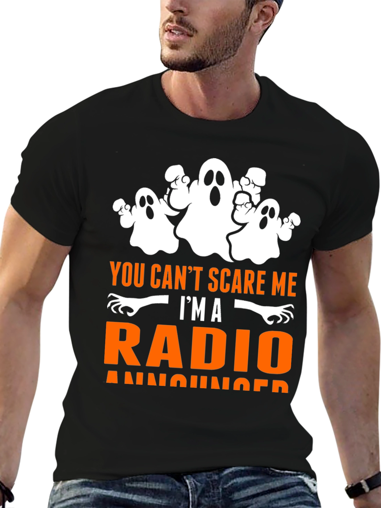 Radio Announcer Halloween T-Shirt