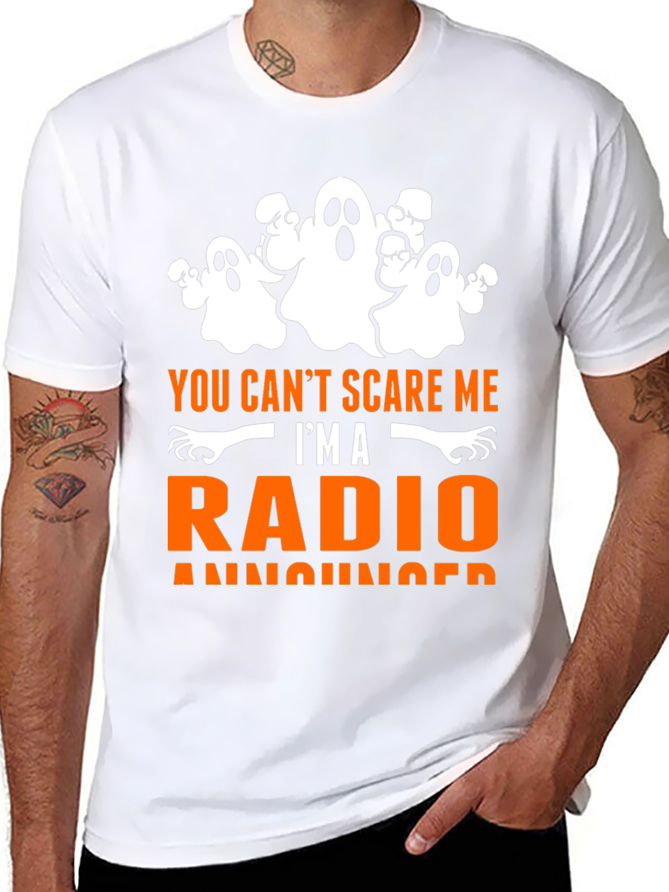 Radio Announcer Halloween T-Shirt