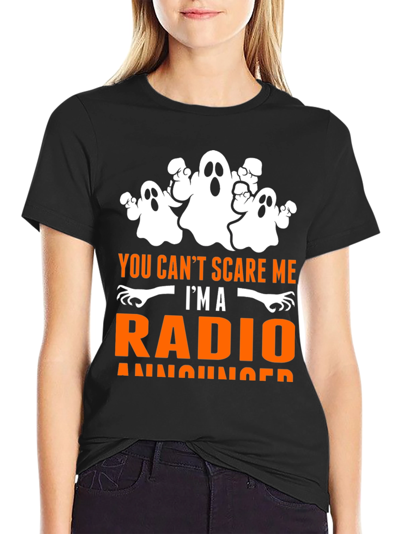 Radio Announcer Halloween T-Shirt