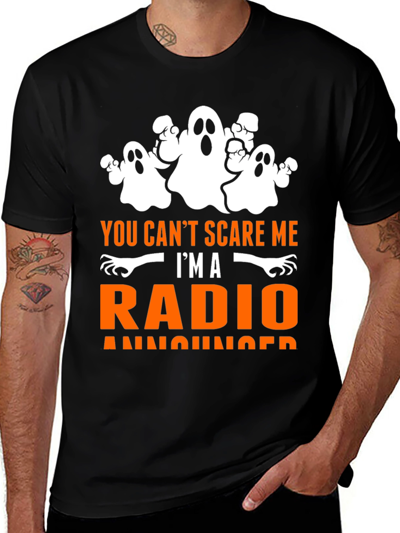 Radio Announcer Halloween T-Shirt