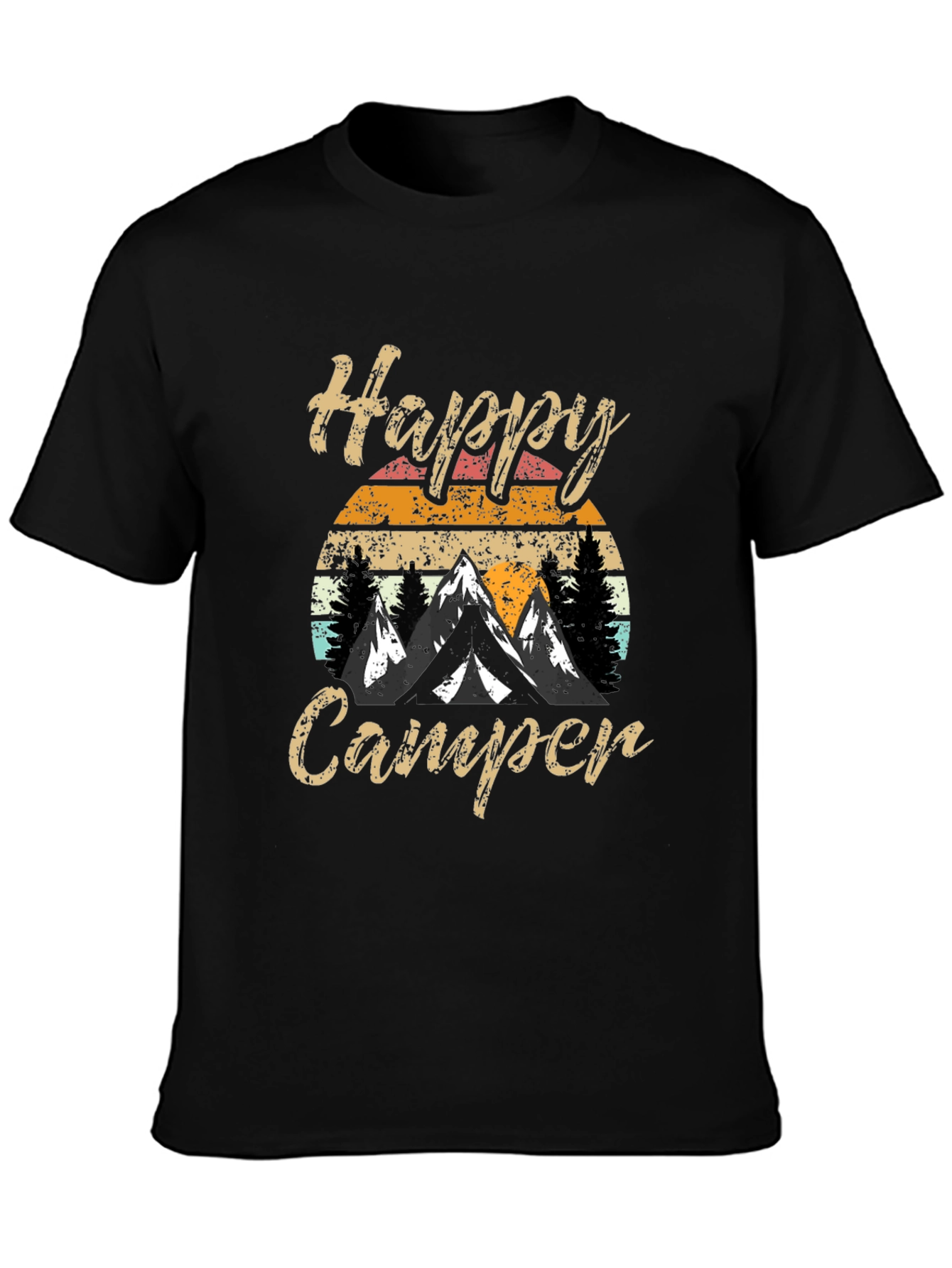 Happy Camper Retro Graphic Tee
