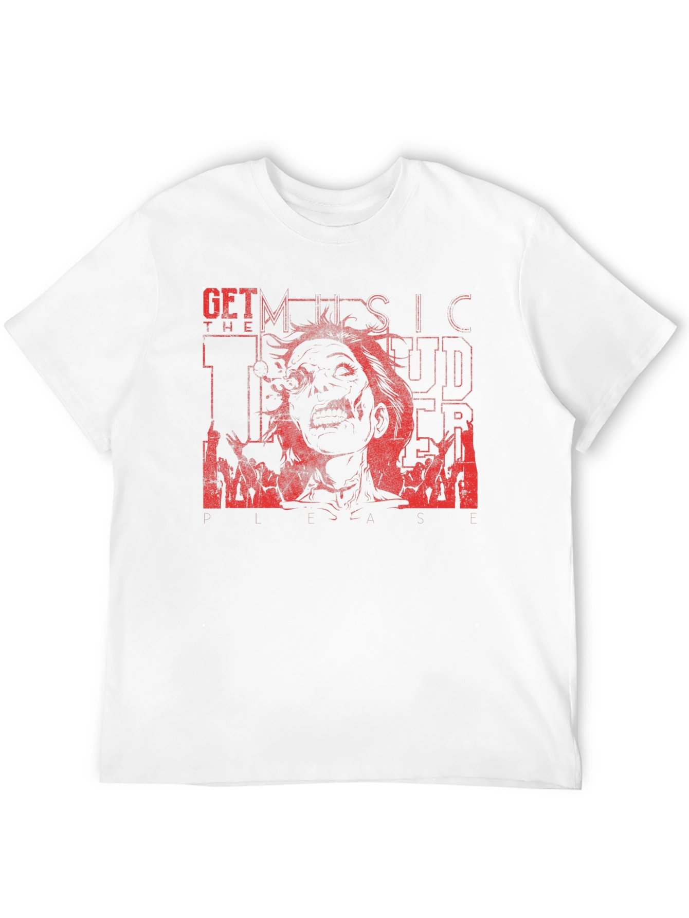 Get the Music Louder Zombie T-Shirt