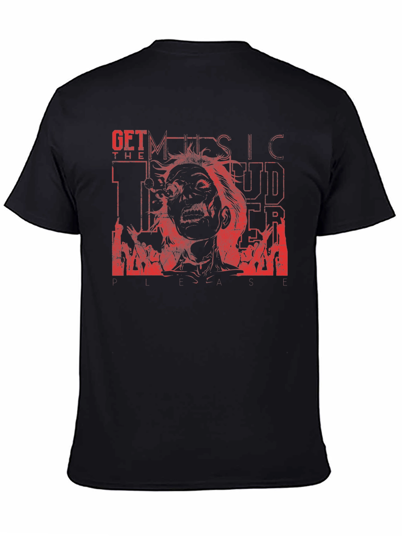 Get the Music Louder Zombie T-Shirt