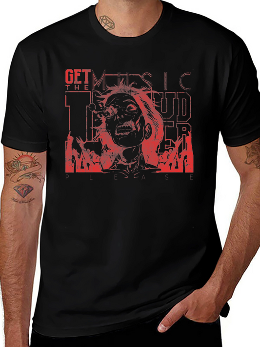 Get the Music Louder Zombie T-Shirt