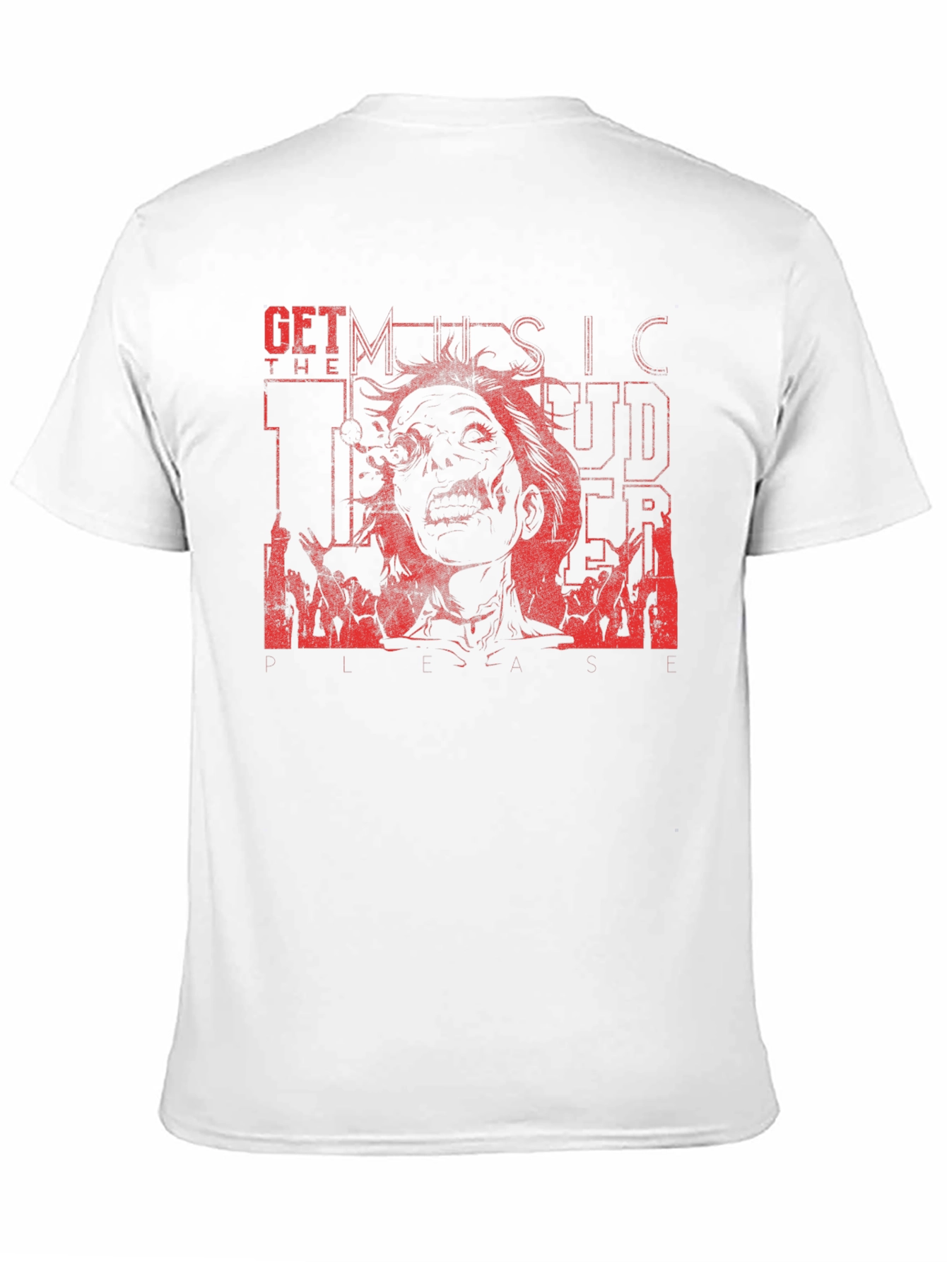 Get the Music Louder Zombie T-Shirt