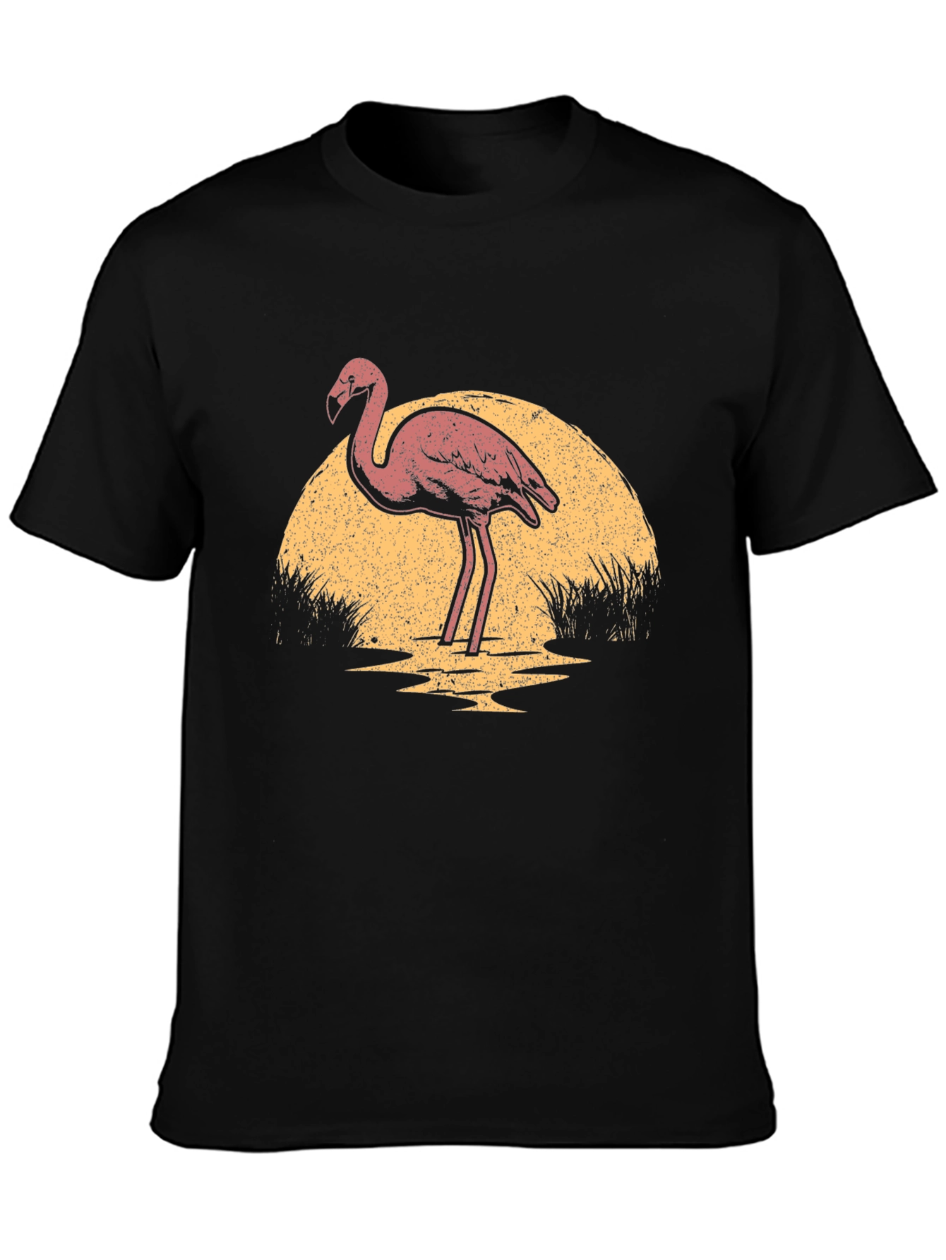 Flamingo Sunset Graphic T-Shirt